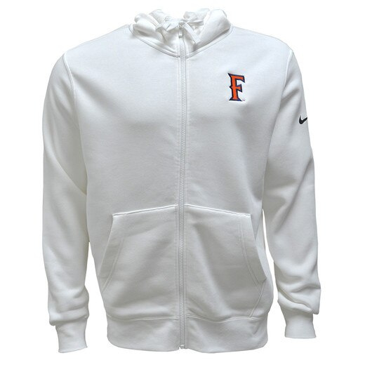 Nike Club Full Zip-White